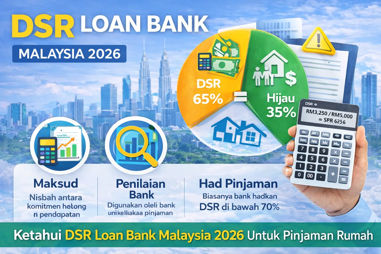 dsr loan bank malaysia 2026 maksud dsr kiraan pinjaman perumahan bank