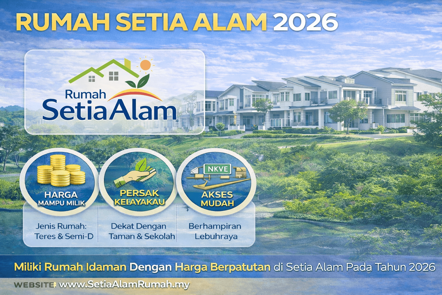 rumah setia alam 2026 harga dan lokasi