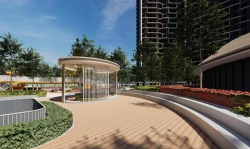 Taman landskap Xanadu Millennium Puchong Perdana